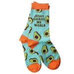 Jesus Guacs My World Socks- $9.99
